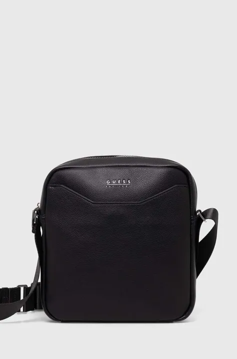 Чанта през рамо Guess MESTRE в черно HMMETU P4259
