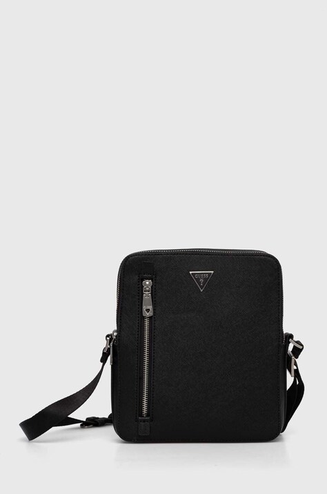 Guess borseta TORINO culoarea negru, HMTOSA P4218