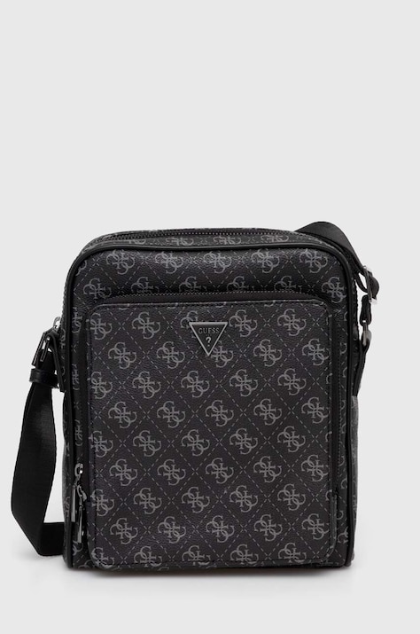 Guess borseta MILANO culoarea negru, HMMILO P4260