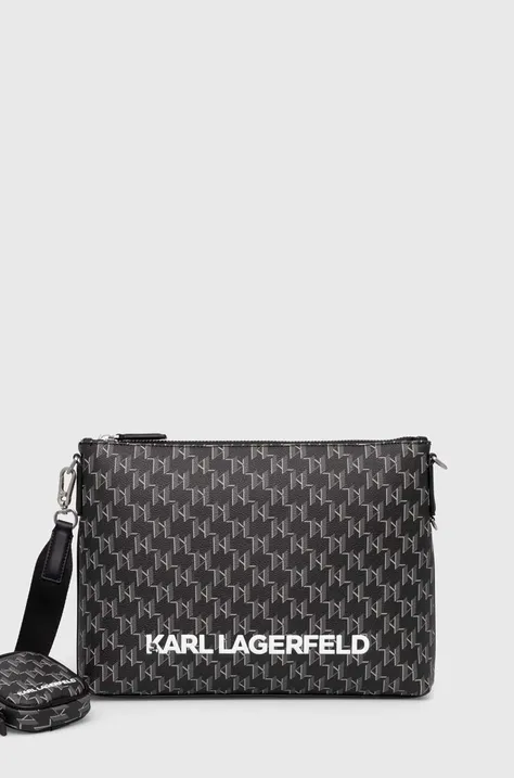 Taška Karl Lagerfeld čierna farba, 245M3012
