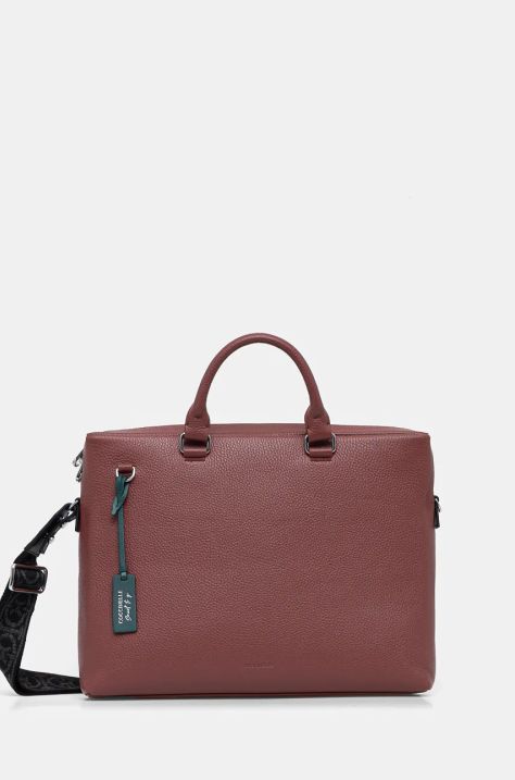 Usnjena torba Coccinelle MAN SOFT bordo barva, E1 MUK 91 01 01