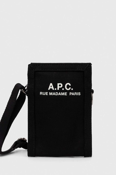 A.P.C. saszetka recuperation kolor czarny CODBM.H61931