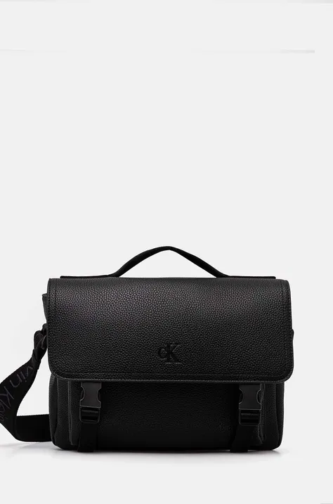 Τσάντα Calvin Klein Jeans χρώμα: μαύρο, K50K512572