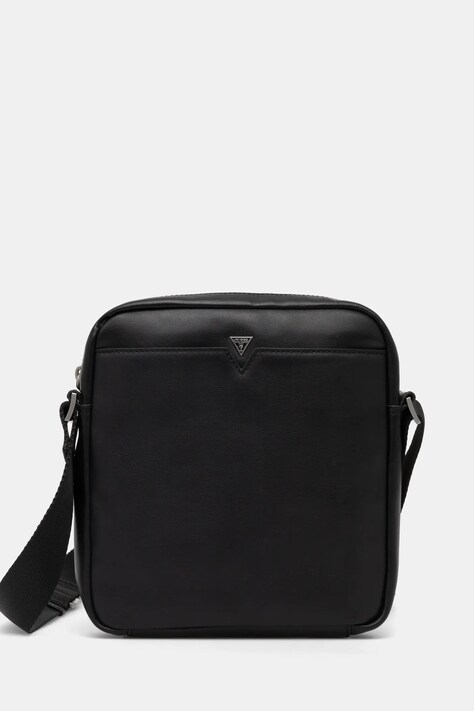 Guess bőr oldaltáska FIRENZE fekete, HMFISE P4459