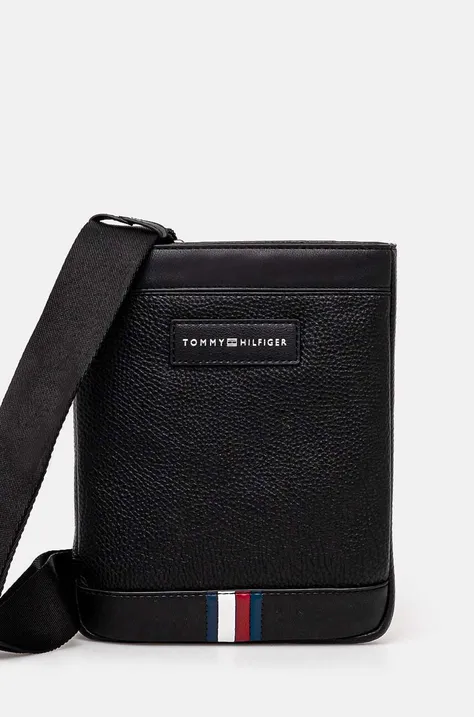 Tommy Hilfiger borseta culoarea negru, AM0AM12708