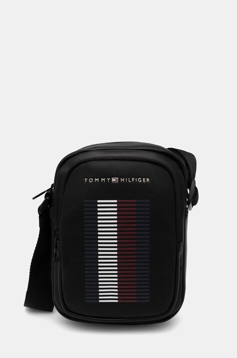 Чанта през рамо Tommy Hilfiger в черно AM0AM12977