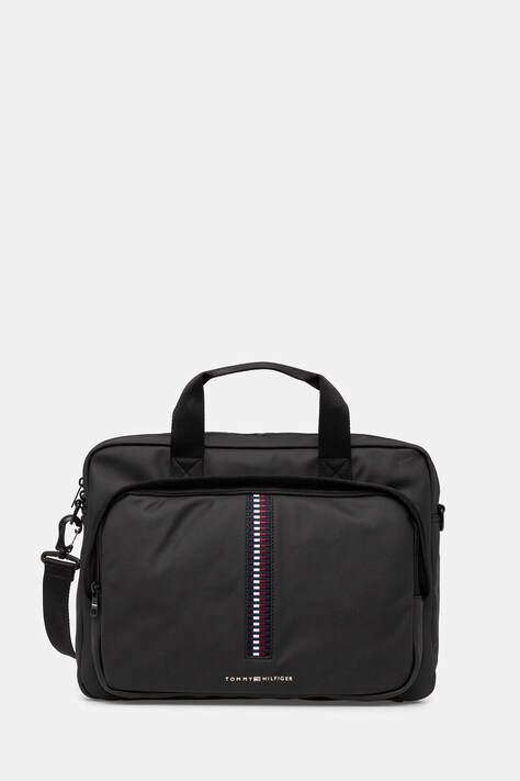 Tommy Hilfiger geanta culoarea negru, AM0AM12728