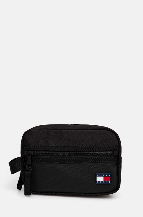 Tommy Jeans borsa da toilette colore nero AM0AM12651