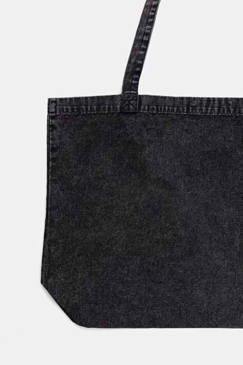 AllSaints geantă pentru bărbați din denim gri