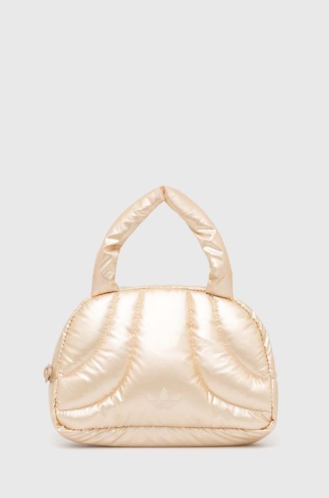 Τσάντα adidas Originals Bowling Bag χρώμα: μπεζ, IY4095