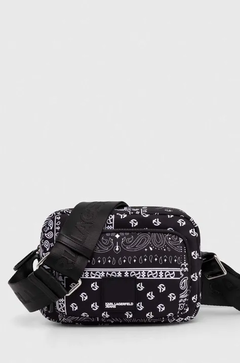 Malá taška Karl Lagerfeld Jeans čierna farba, 245D3040