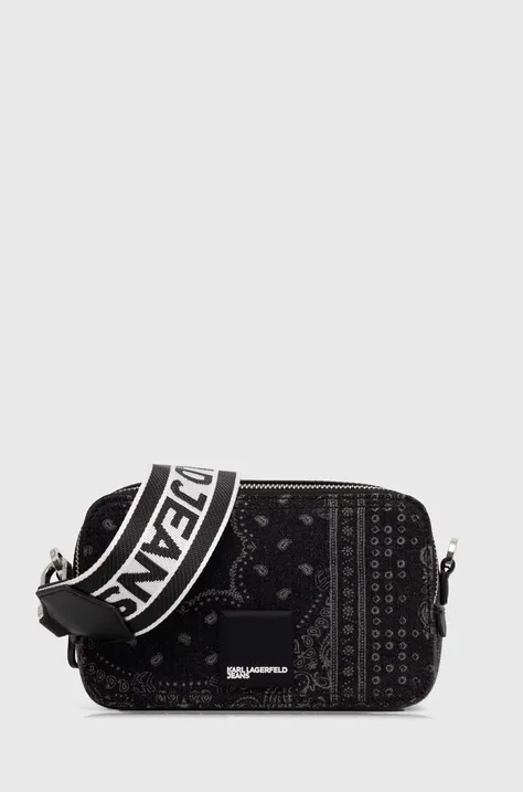 Malá taška Karl Lagerfeld Jeans čierna farba, 245D3044