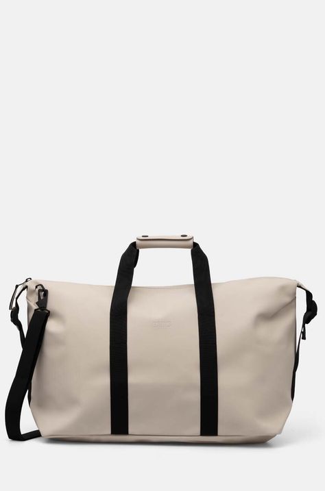 Τσάντα Rains Hilo Weekend Bag W3 χρώμα: μπεζ, 14200-26