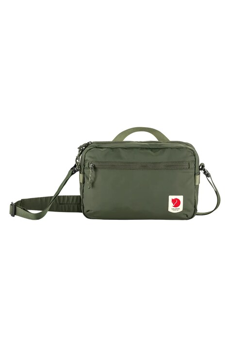 Ledvinka Fjallraven High Coast Crossbody zelená barva, F23227.623
