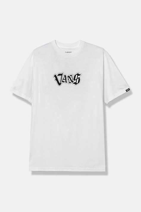 Vans gyerek pamut póló SHATTERED bézs, nyomott mintás, VN000JW9WHT1