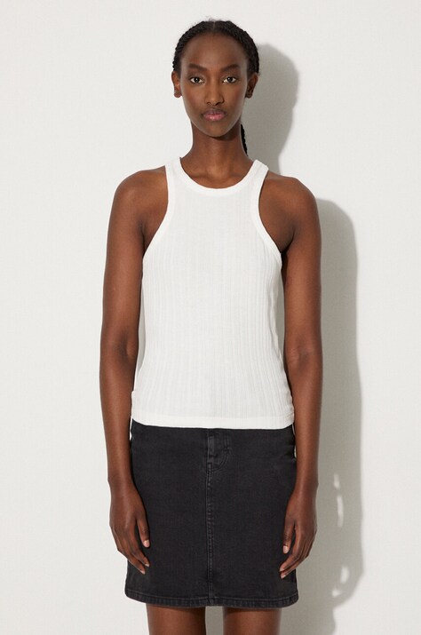Samsoe Samsoe cotton top SAHELENE white color F24200135