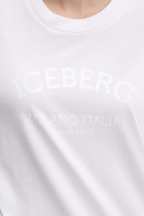 Бавовняна футболка Iceberg — фото 5