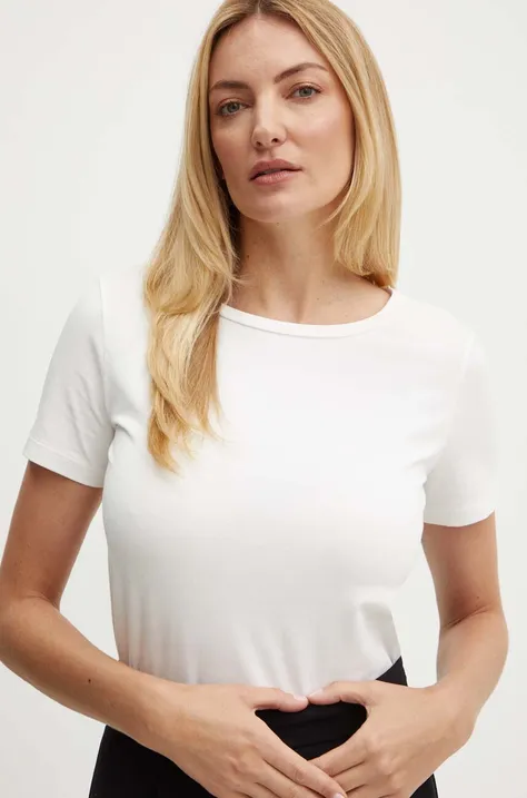 Kratka majica Weekend Max Mara ženska, bela barva, 2425976011600