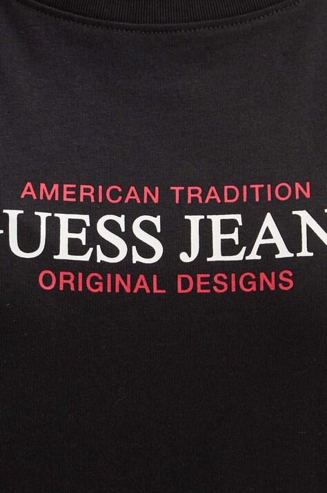 Guess Jeans футболка жіноча бавовняна — AW24-TSD06A, чорний — фото 5