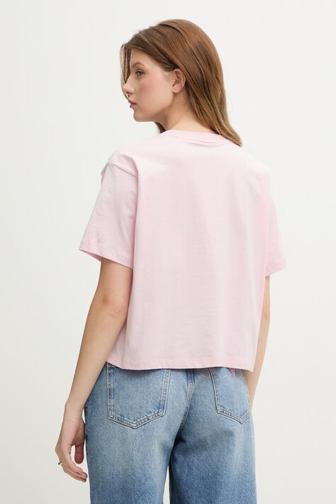 Guess Jeans футболка basic жіноча — AW24-TSD06C, рожевий — фото 3