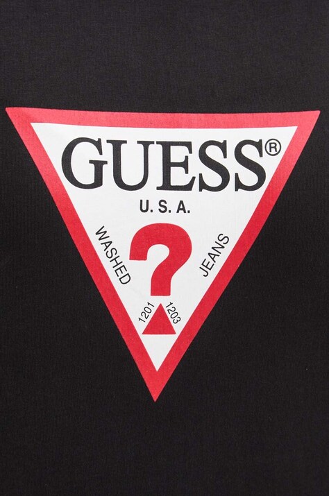 Guess Jeans футболка жіноча бавовняна — AW24-TSD06D, чорний — фото 5