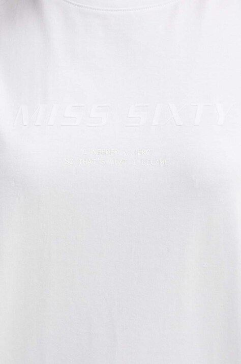 Бавовняна футболка Miss Sixty 6L2SJ2120000 SJ2120 T-SHIRT — AW24-TSD09I, білий — фото 5