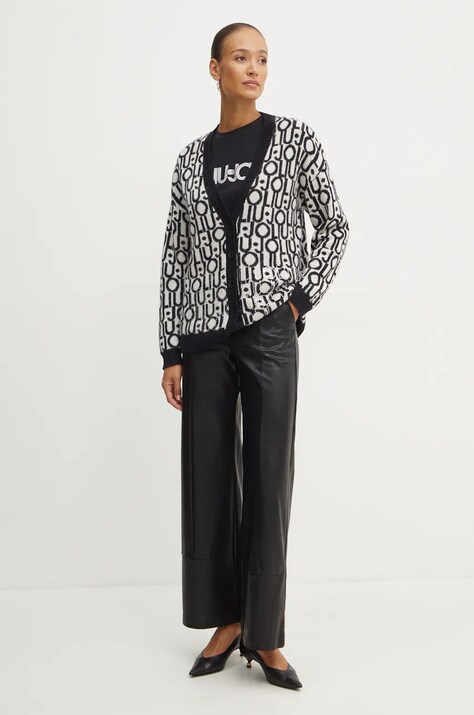 Liu Jo tricou femei, culoarea negru, TF4020 JS923