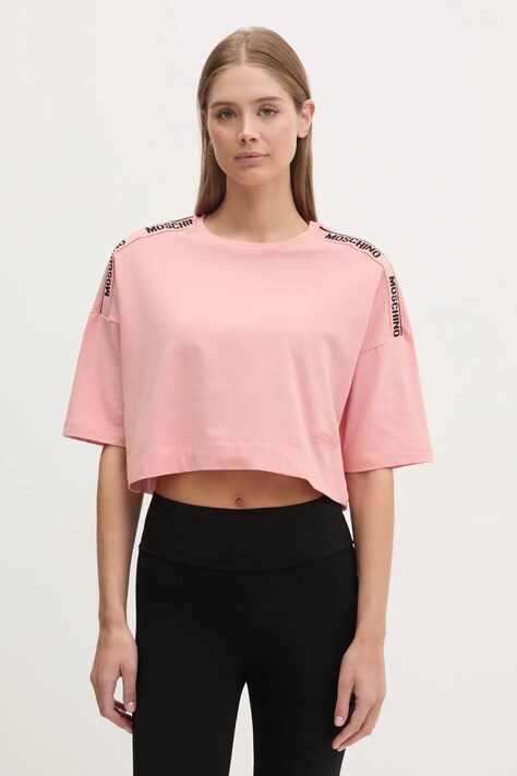Moschino Underwear tricou femei, culoarea portocaliu, A07924406