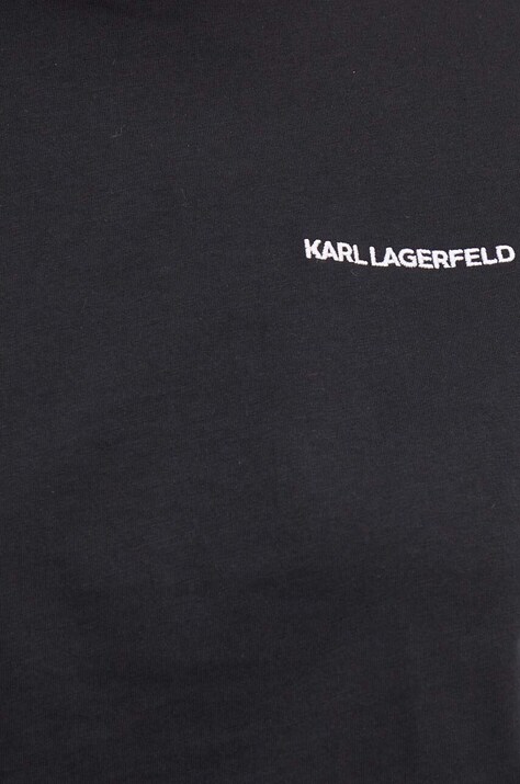 Бавовняна футболка Karl Lagerfeld — фото 5