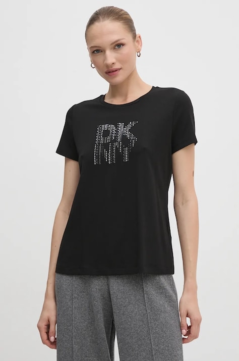 Dkny tricou femei, culoarea negru, P4MHYWNA