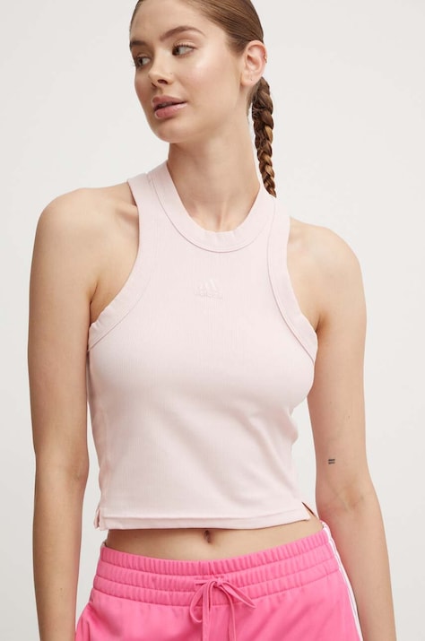 adidas top All SZN femei, culoarea roz, IY6735