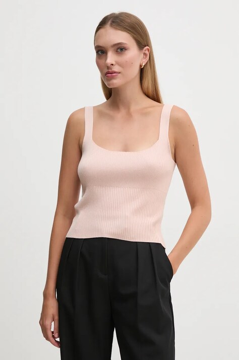 United Colors of Benetton bluza femei, culoarea bej, neted, 1090DH019
