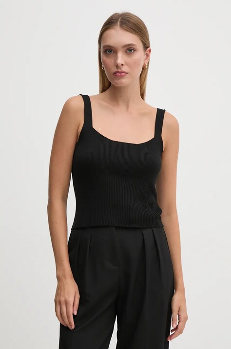 United Colors of Benetton bluza femei, culoarea negru, neted, 1090DH019