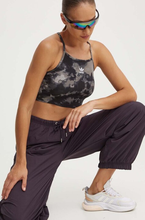 Top adidas Originals χρώμα: μαύρο, IW0837