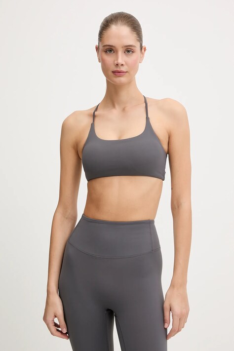 JOYINME biustonosz do jogi Breeze kolor szary gładki Breeze