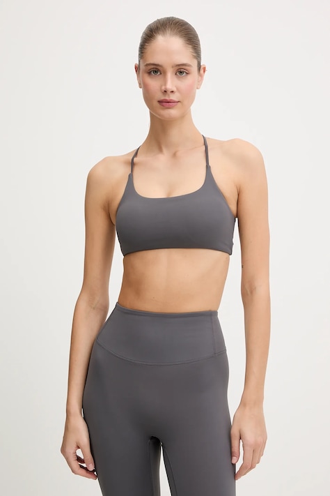 JOYINME biustonosz do jogi Breeze kolor szary gładki Breeze