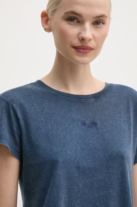 Pepe Jeans tricou FELICE femei, culoarea albastru marin, PL505952