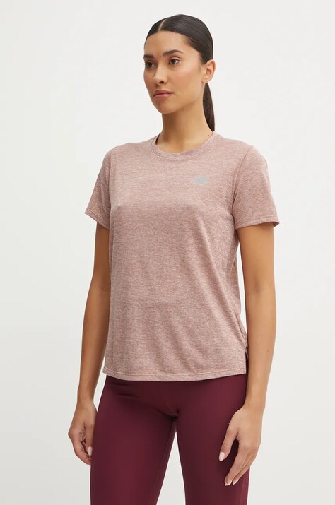 New Balance tricou de antrenament Athletics culoarea roz, WT41253SWA