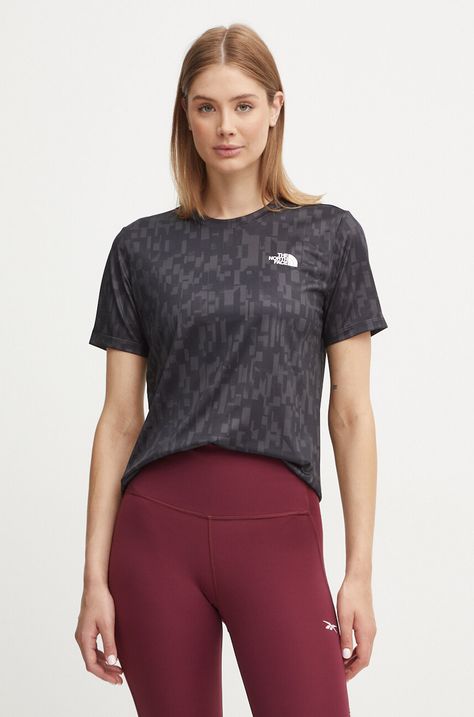 Αθλητικό μπλουζάκι The North Face Flex χρώμα: γκρι, NF0A89597OP1