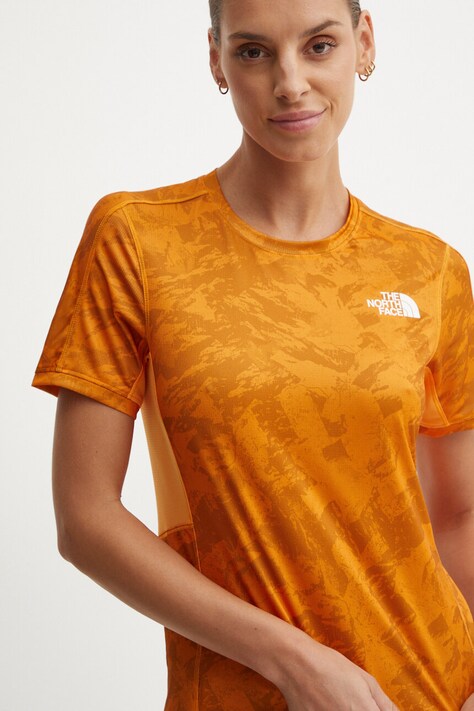The North Face tricou sport Sunriser culoarea portocaliu, NF0A84LF7OA1