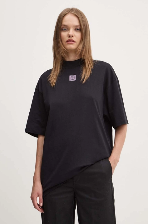 HUGO t-shirt in cotone donna colore nero 50525752