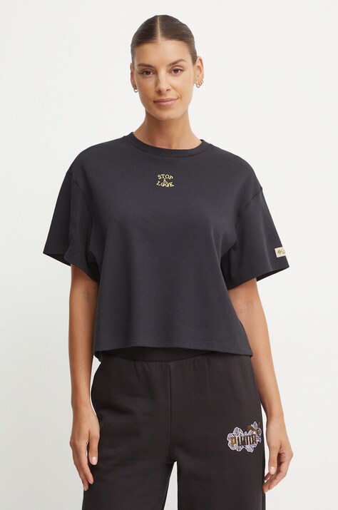 Columbia tricou Wallowa femei, culoarea negru, 2090941