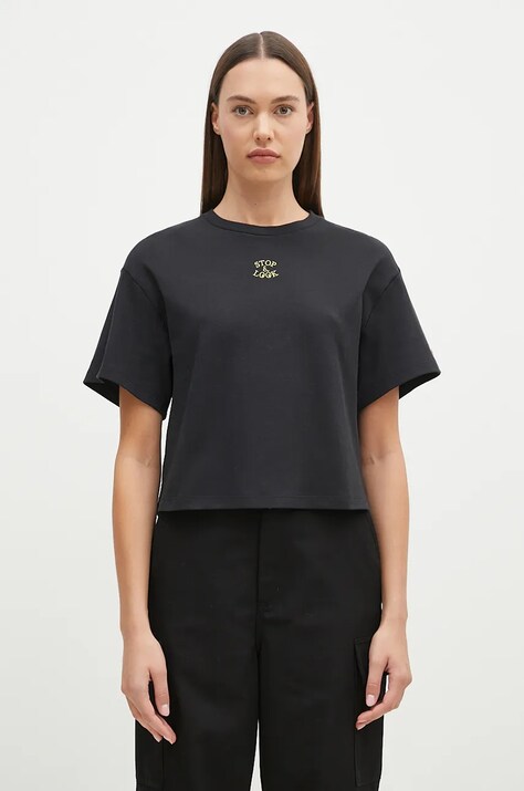 Columbia tricou Wallowa femei, culoarea negru, 2090941