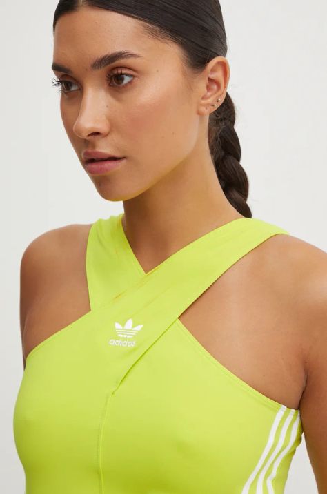 adidas Originals top femei, culoarea verde, JM9260