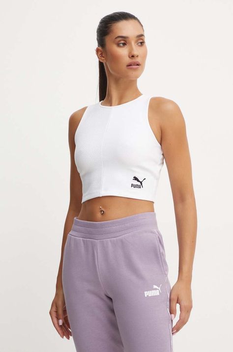 Top Puma χρώμα: άσπρο, 626625