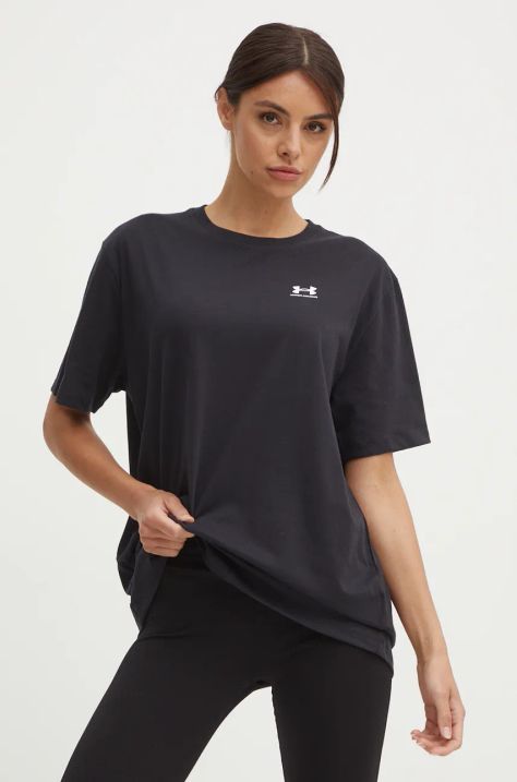 Under Armour t-shirt BFOS LOGO damski kolor czarny 1386844