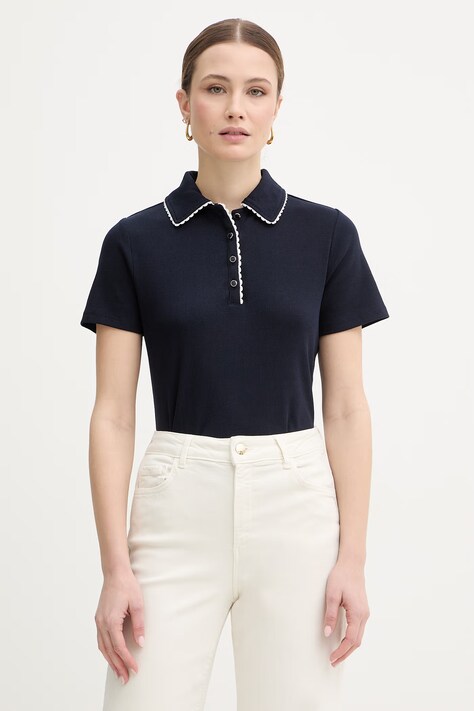 Morgan top DLOLI damski kolor granatowy DLOLI