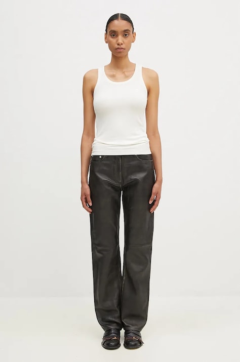 Coperni жіноче з віскозою Rib Logo Tank Top — фото 5