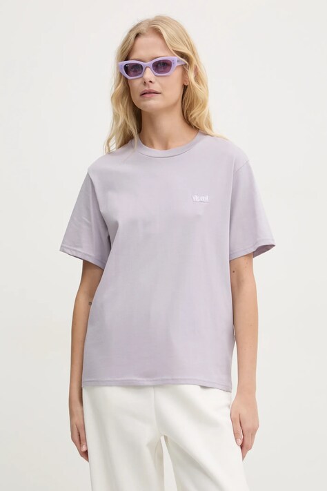 Volcom t-shirt bawełniany damski kolor fioletowy B3532409
