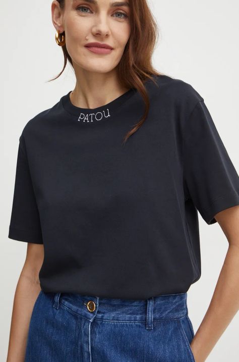 Patou t-shirt in cotone donna colore nero JE1259990